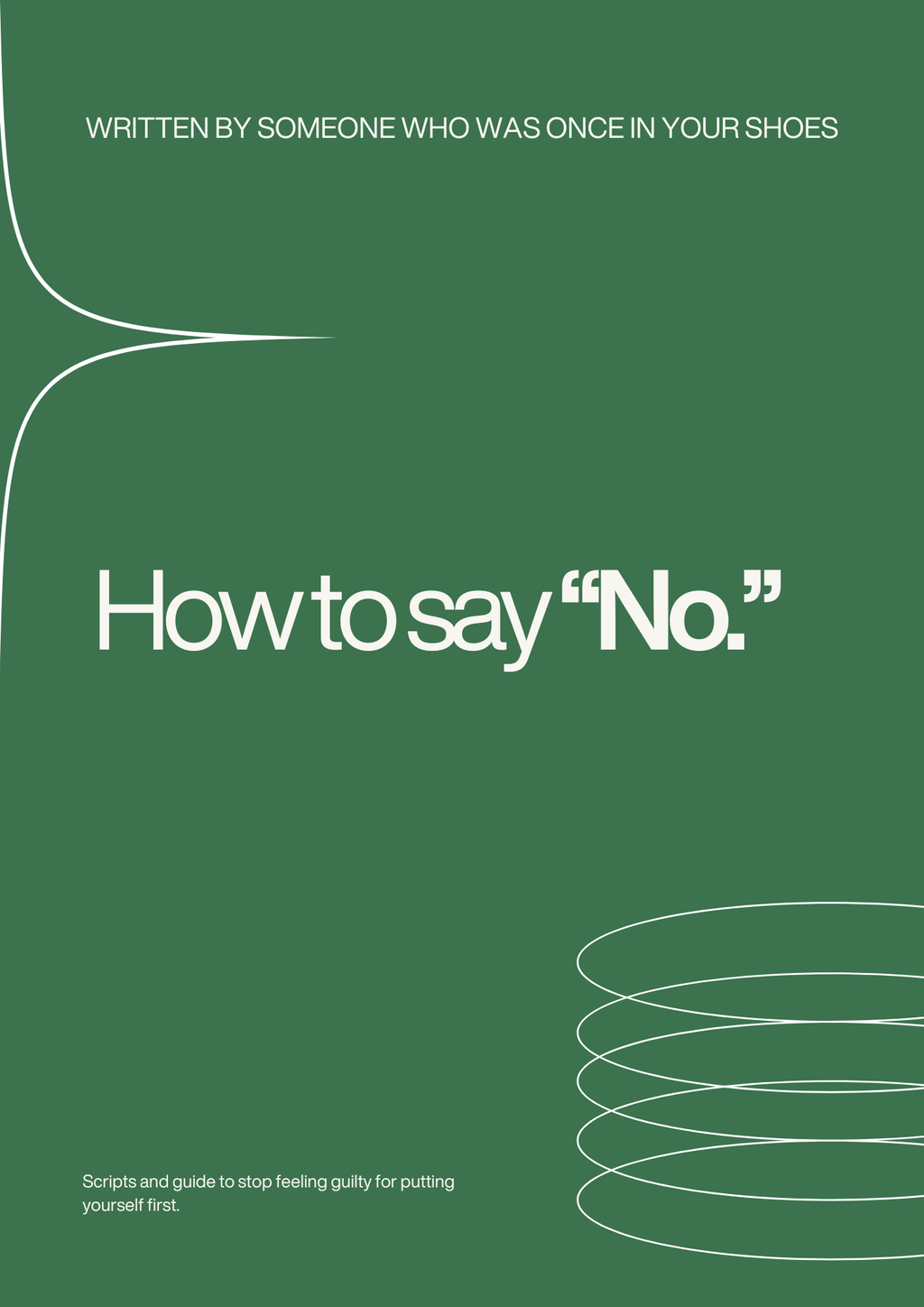 How to say "No."