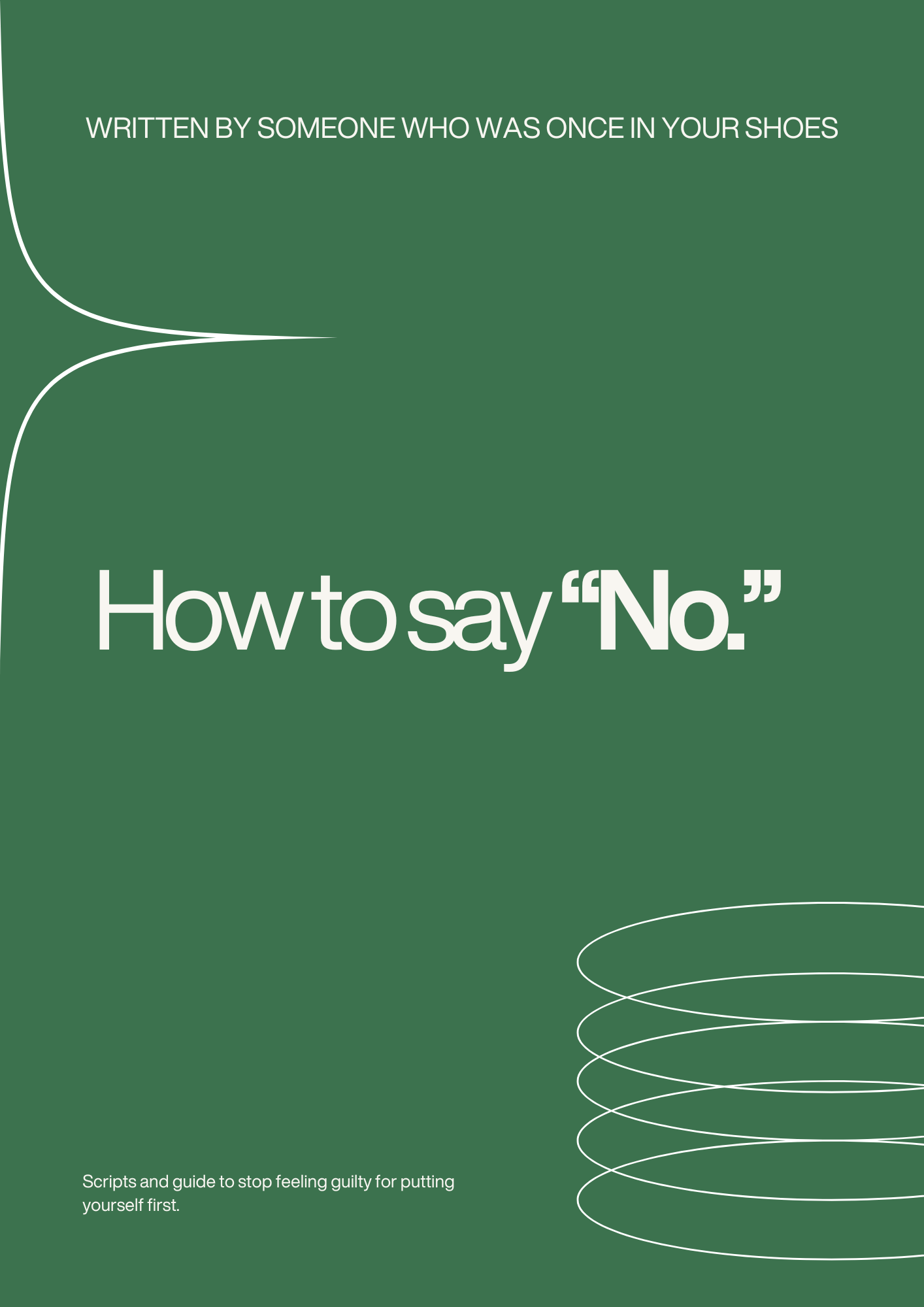 How to say "No."